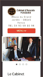 Mobile Screenshot of cabinet-avocats-fouques.com