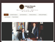 Tablet Screenshot of cabinet-avocats-fouques.com
